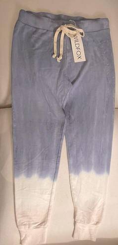 Wildfox NWT  Jack Joggers Blue& Beige Dye Size M