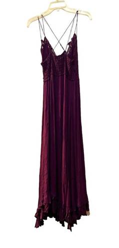 Free People  One Adella Maxi Slip plum