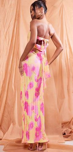 Pretty Little Thing Floral Print Cowl Back Maxi Dress