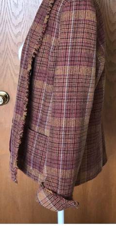 Coldwater Creek Plaid Blazer