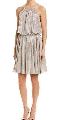 Halston Heritage  Women’s Sleeveless Round neck with Flounce Skirt Size M