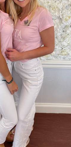 H&M White Wide Leg Jeans