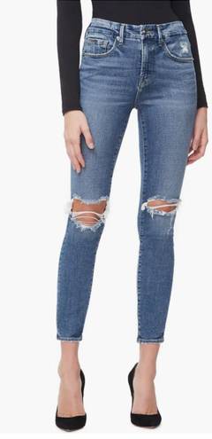 Good American Good Legs High Waist Crop Skinny Jeans Casual Summer Classic