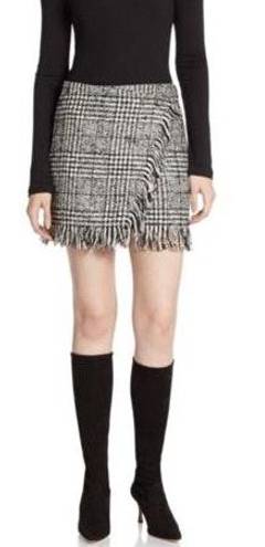 Romeo + Juliet Couture Houndstooth Mini Skirt 