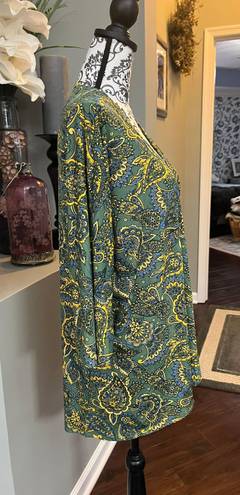 LuLaRoe NWOT  Green Paisley Pattern Size Large Kimono