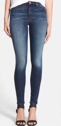 a.gain MOTHER High Waisted Looker Skinny Jeans In Tempted  Wash Size 27