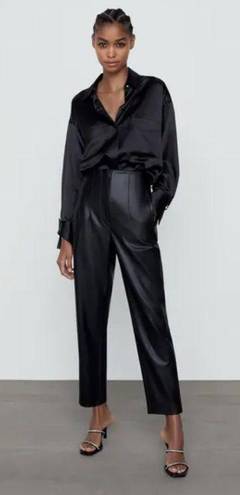 ZARA Faux Leather Pants