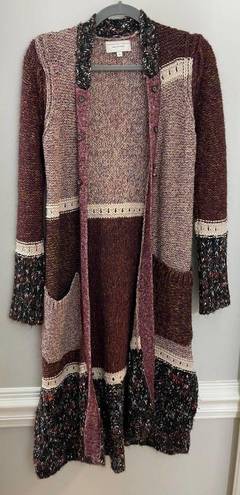 Anthropologie Medium  Angel of The North Duster M