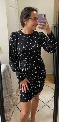 Dry Goods Black Spotted Dress