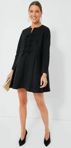 Tuckernuck  NWT Dress Blair Bow Coat Mini Dress Black Size XXS