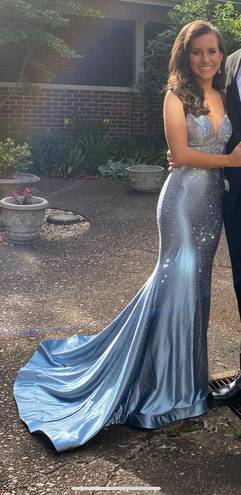 Sherri Hill Blue Gown