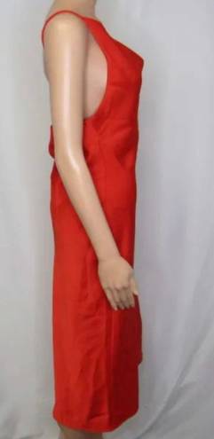 L'Academie NWT  Ada Slip Dress Bright Red