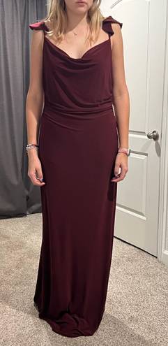 Laundry by Shelli Segal Maroon Dress