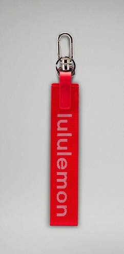 Lululemon Never Lost Keychain in Red/White