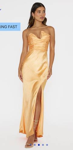 Selfie Leslie Blaise Asymmetric Neckline Maxi Dress