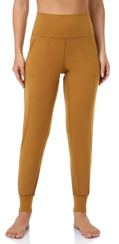 Colorfulkoala Buttery Soft High Waisted Joggers - Golden Brown