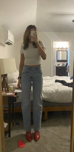 Abercrombie & Fitch  high rise 90s relaxed jeans