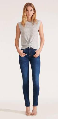 Veronica Beard Brooke Skinny Mid-Rise Bright Blue Cut #318 ( 25/0 )