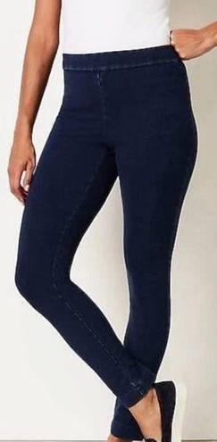 J.Jill  Purejill Indigo Ankle Knit Pull On Leggings