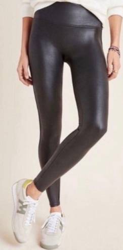 Spanx Faux Leather Black Leggings Size Small MSRP 98$ S/N 2437 High Rise