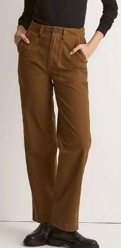 Madewell , The Perfect Vintage Wide Leg Utility Pant in Golden Spinach Size 33