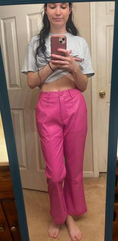 idem Ditto Pink Leather pants 