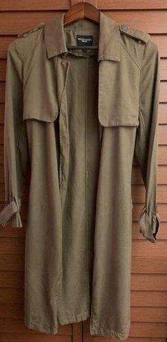 Walter Baker  New York Women’s Trench Coat Olive Green Size Small