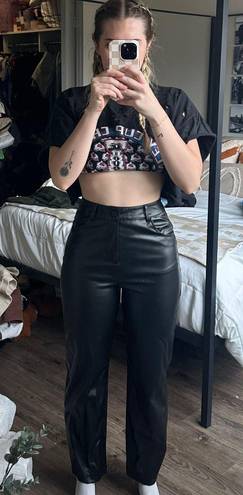 Leather Pants Black Size XS