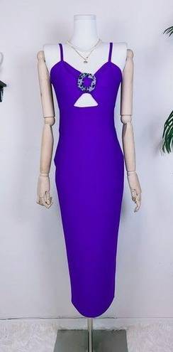 Elliatt  Rosemaire Bodycon Midi Dress -Purple