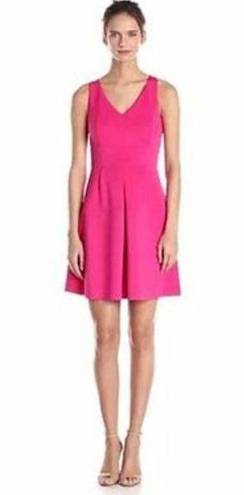 Jessica Simpson  Bright Raspberry Pink Fit & Flare Dress 12