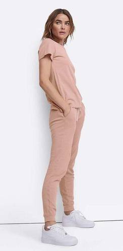 Mate the Label  Organic Terry Classic Jogger in Rose 3X