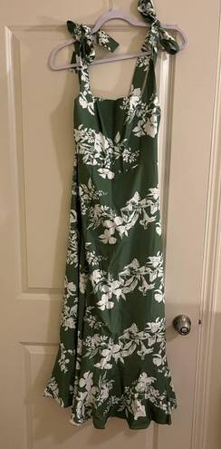 jardinvue green floral dress