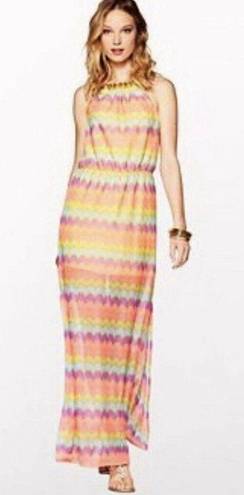 Lilly Pulitzer Inna Colorful Bright Maxi Striped Dress