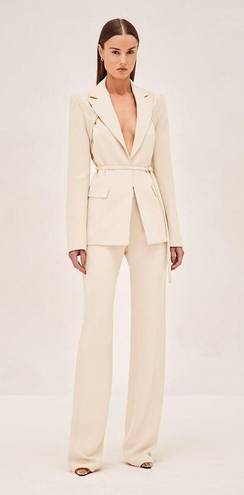 Alexis Alek Belted Blazer Jacket Ivory sz Small $850