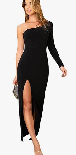 Amazon Black  One Sleeve Formal Dress