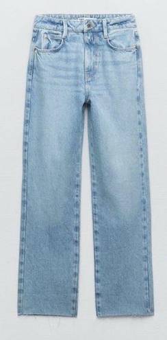 ZARA high rise straight fit ankle length jeans Size 8 NWT