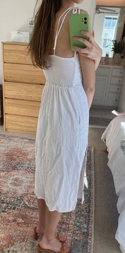 Abercrombie & Fitch white linen dress