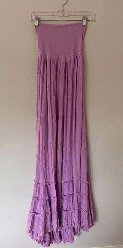 Free People Purple Extratropical Maxi Dress