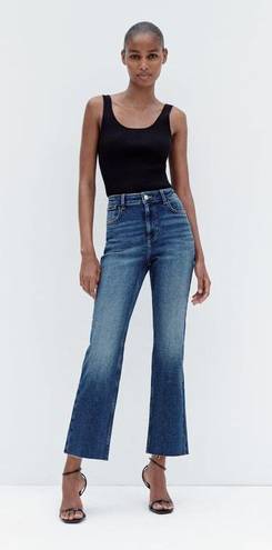 ZARA Cropped Flare Jeans