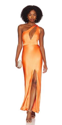 Bardot Ambroise One Shoulder Dress in Orange