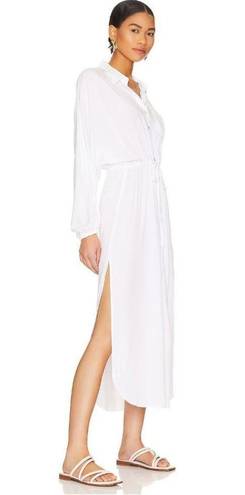 l*space L* Logan Midi Swim Cover Up Dress in White Size Small