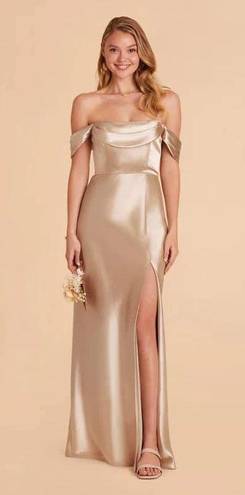 Birdy Grey Mia Dress Neutral Champagne