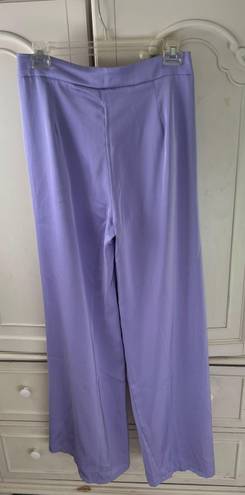 FashioNova Purple Satin Pants Set