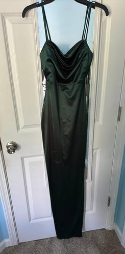 Windsor Emerald Satin Formal Dress