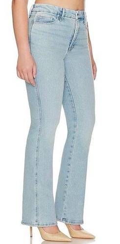 Good American  Good Curve Light Blue High Rise Bootcut Jeans Women’s Size 12/31