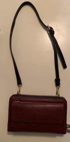 Tommy Hilfiger Never Used Maroon Leather Small Functional Purse