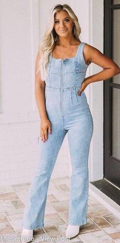 These Three Boutique Denim Jumpsuit