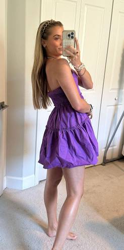 Amazon Purple Mini Dress