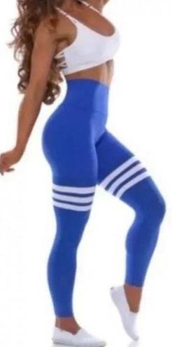 Bombshell sportswear  THIGH HIGH RISE LEGGING EXTRA SMALL ROYAL BLUE