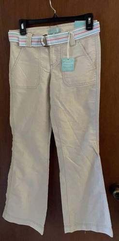 Aeropostale NWT Y2K aero cargo khakis w belt